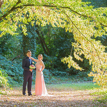 Hochzeit-in-Burg-altes-Schloss-Standesamt-heiraten-in-Dillingen-Brautpaar-Herbst-Baum-Bogen-Sergej-Metzger-Hochzeitsvideo-in-Hannover-Fotograf-Hildesheim